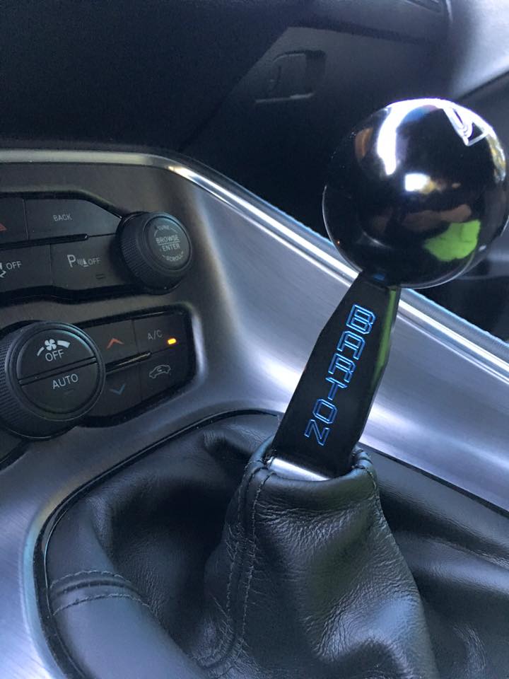 Barton Short Throw Shifter Black Stick Black Knob Challenger 6sp Barton